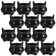 12pcs Miniature Halloween Cauldron Ornaments Landscape Doll House