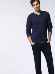 DIESEL Mens Designer K-Alvarez Pullover Knit Jumper Sweater Size M RRP $148 USD