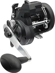 Abu Garcia Cardinal Trolling Line Counter, Fishing Reel, Conventional Reels, Allround Fishing, Unisex, Black, 20 LC | Right Hand