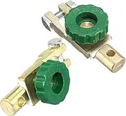 TOPPERFUN 2pcs Battery Safety Switch for Vehicles Quick Release Battery Disconnect Switch Durable Construction
