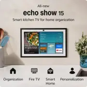 Amazon Echo Show 15 (newest model), Full HD 15.6" kitchen hub for 15-inch