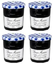 Bonne Maman Black Currant Jelly 250 ml (4 Pack)