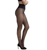Commando The Scalloped Net Tight In Black SZ L NWT