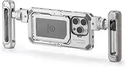 Tilta Khronos Lightweight Kit Compatible with iPhone 15 Pro - Titanium White | Includes Phone Case and Adjustable Handles | Mobile Filmmaking System