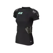 G-Form Women's Pro-X3 Short Sleeve Shirt - Padded Compression Shirt for MTB -...