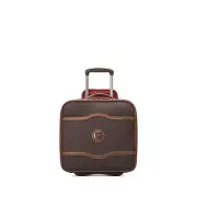 DELSEY PARIS Chatelet 2.0 Softside Luggage Under-Seater with 2 Wheels, Chocol...
