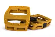 Merritt P1 BMX Wheelie Bike Pedals - 9/16" Cult Kink Sunday Haro GT SE - Gum