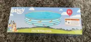 Bluey Fill N Fun Wading Pool Bestway 10” Deep Summer Plastic Brand New 60 X 60”