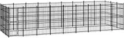 Outdoor Dog Kennel Steel 24.88 m² Large Pet Enclosure Backyard Dog House Run