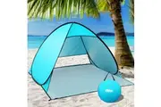 Weisshorn Pop Up Beach Tent Camping Hiking 3 Person Sun Shade Fishing Shelter