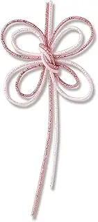Heiko Mizuhiki Ornament, Clover Pink, 4 Pack