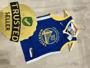 Kids Nike Size Medium Steph Curry Golden State Warriors Nba Basketball Jersey