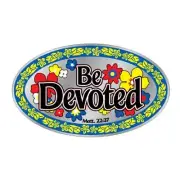 Be Devoted Bumper Sticker Bulk Pack Of 24