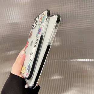 鏡頭加高 拼貼風 機器人 卡通 防摔殼 透明 防摔 適 蘋果 全機型 iphone 15 SE 14 13 11 手機殻