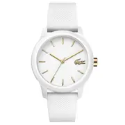 Lacoste The 12.12 White Silicone Women's Watch - 2001063