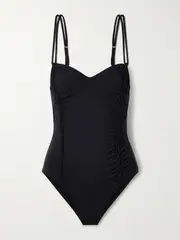 [Ulla Johnson] Ulla Johnson - Almira Ruched Swimsuit - Black - x small x small Black