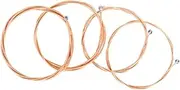 FUNOMOCYA 4pcs Bass Strings Alloy Strings for Musical Instruments Easy to Use and Store