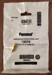 New Pomona 72979 SMA (F) to SMB (F) (factory sealed)