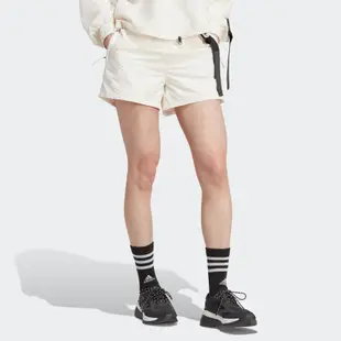 adidas 短褲 女款 運動褲 亞規 W C ESC SHORT 白 HU0235