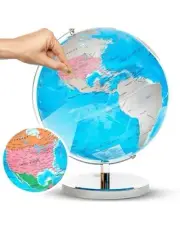 GET LIFE BASIC SCRATCH OFF THE WORLD MAP GLOBE