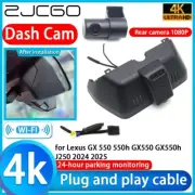 4K HD Wifi DVR Dash Cam Camera for Lexus GX 550 550h GX550 GX550h J250 2024 2025