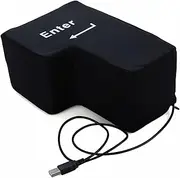 [Generic] Big Enter Supersized Key USB Pillow Office Desktop Travel Nap for Anti Stress Relief