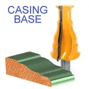 1 PC 1/2" SH Window & Door Casing and Base Molding Router Bit