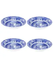 Spode Blue Italian Cereal Bowls Set of 4