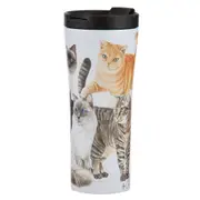 Ashdene Purrrfect Moments Travel Mug Drinking Water/Juice Tumbler Cup 20cm