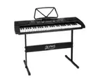 61 Keys Portable LED Electronic Music Piano Keyboard with Adjustable Stand