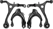 4pcs Front Upper Lower Control Arm Suspension Kit Compatible For Honda Accord Acura TSX 2003 2004 2005 2006 2007 2008 51450SDAA01