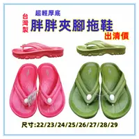 在飛比找蝦皮購物優惠-三元家居~台灣製造 New Best 超輕量胖胖厚底夾腳拖鞋
