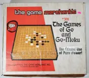 Vintage 1978 Chinese Go / Go-Moku Wood Board Game With Black & White Stones READ