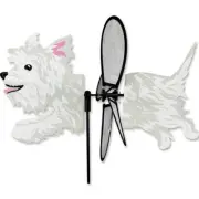 Westie Dog Wind Spinner Petite 18"