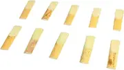 Alto Sax Reed Set Rich Tones Clear Sound Kit 10Pcs Accessory Replacement EB Saxophone Colorful Indoor Outdoor (Size 2)
