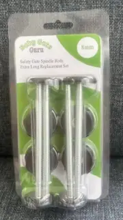 Baby Gate Guru Extra Long M8 (8mm) Spindle Rods for Pressure Mounted Baby New
