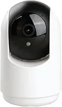 Connect SmartHome 2K Pan Tilt Wi-Fi Camera – Indoor Surveillance with Motion Tracking, Night Vision, 2-Way Audio, App Alerts, MicroSD Storage, Alexa & Google Compatible