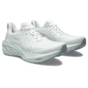 ASICS Men's NOVABLAST 4 Running Shoe, White/Pale Mint