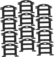 PAMINGONO 12pcs Rope Organizer Spool Tool Durable Plastic Winder for Fishing Lines Cables and Outdoor Accessories Easy to Use Multi Functional Storage