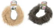 Jumbo Fuzzy Craft Stems 9 Feet, Lion Mane & Grey Wolf