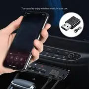 Bluetooth 5.0 Audio Transmitter Receiver AUX USB Dongle Adapter Wireless I8J4