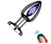 anal remote control butt plug dildo modes speed vibrator dildo lubricant dong 60