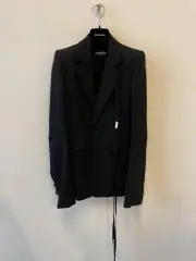 Ann Demeulemeester Rachele Tailored Jacket IT44,IT42 Black