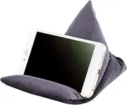 MAODOXIANG Lazy People Pillow Stand Multifunction Bean Bag Mobile Phone Holder Soft Fabrics Cushion Portable for Laptop (Color : Gray)