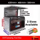 Aluminium Generator Tool box 620 500 400 Checkered Plate Truck Toolbox Ute