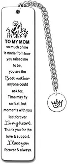 Mom Gift Bookmark from Daughter Son to My Mom Gifts So Much of Me is Made from How You Book Marks for Mom Mother Christmas Birthday Gifts for Book Lover Mom Mama Reading Gifts