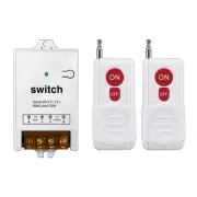 White Wireless Remote Control Transmitter Relay Receiver Switch Module 433 MHz