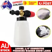 1000ml Snow Foam Lance Cannon Bottle Soap Sprayer Hose fits Car Pressure Washer