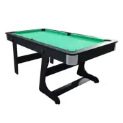 TOPONE 6FT Home Pool Table Foldable Billiard Table Multi Functional Pool Tabl...