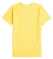 [Marc Jacobs Kids] Marc Jacobs Kids Monogram jacquard cotton-blend terry dress Y 2 yellow